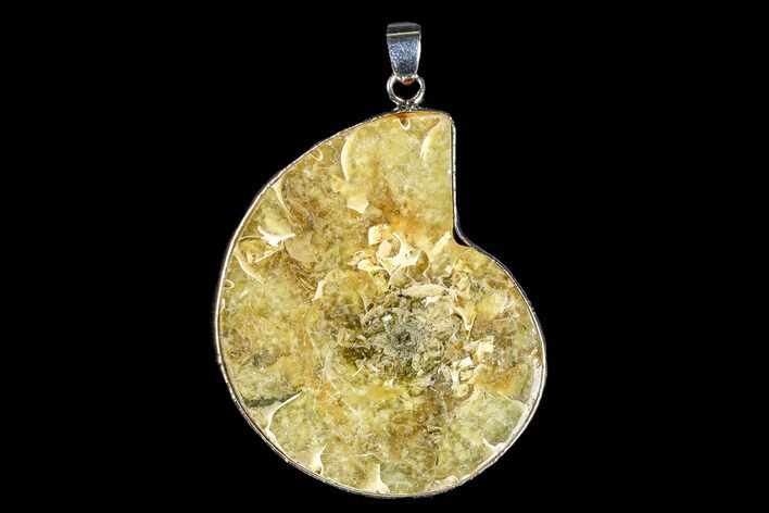 Bargain, Fossil Ammonite Pendant - Million Years Old #166143